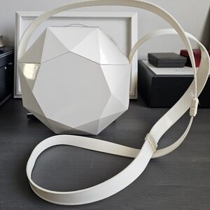 Thierry Mugler 80's White Vintage Plastic Shoulder Bag